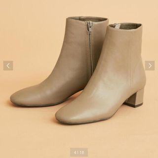 ビューティアンドユースユナイテッドアローズ(BEAUTY&YOUTH UNITED ARROWS)のBEAUTY&YOUTH  BY レザースクエアトゥ ショートブーツ ◆(ブーツ)