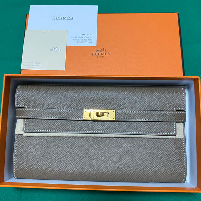 Hermes(エルメス)のひろ様専用〔新品未使用〕エルメス　ケリーウォレット　 レディースのファッション小物(財布)の商品写真