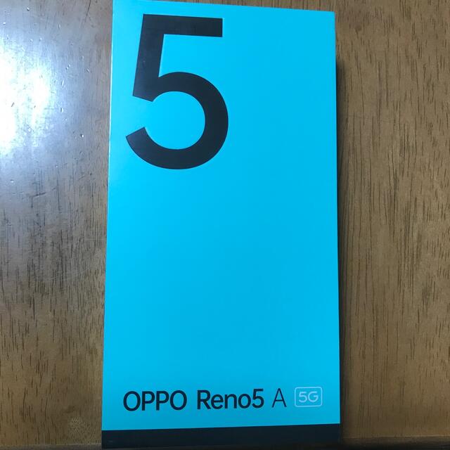 新品未開封　OPPO Reno5 A　ワイモバイル　シルバーブラック　ロック解除