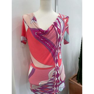 エミリオプッチ(EMILIO PUCCI)のエミリオプッチ　カットソーTシャツ美品（453）(カットソー(半袖/袖なし))