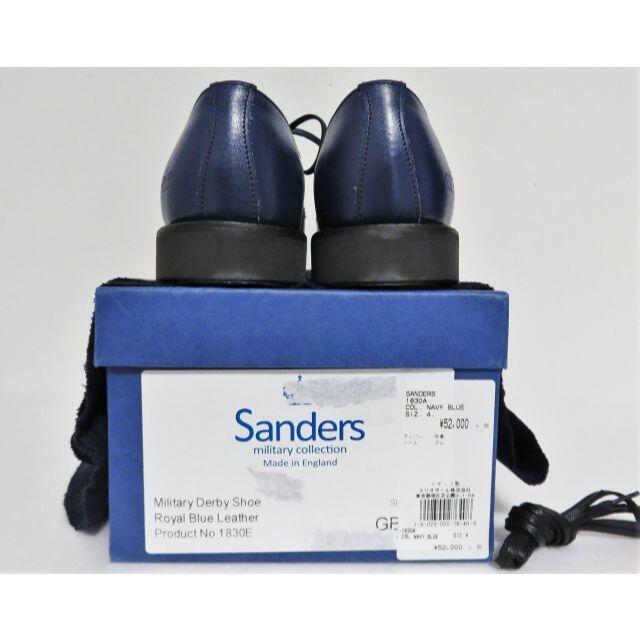 SANDERS(サンダース)の定価5.7万 SANDERS Military Derby Shoe 4  レディースの靴/シューズ(ローファー/革靴)の商品写真