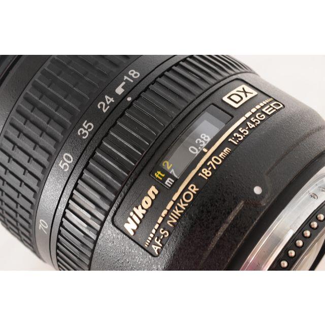 Nikon(ニコン)の【高解像度】Nikon ニコン AF-S 18-70mm f3.5-4.5 スマホ/家電/カメラのカメラ(レンズ(ズーム))の商品写真