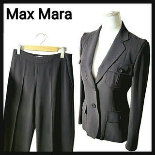 マックスマーラ(Max Mara)のマックスマーラ セットアップ パンツ スーツ・ロングワンピース2点セット(スーツ)