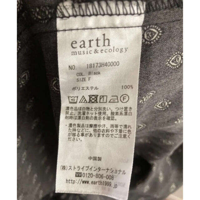 earth music & ecology(アースミュージックアンドエコロジー)の小紋柄ワンピース レディースのワンピース(ロングワンピース/マキシワンピース)の商品写真