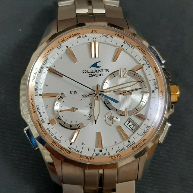 【高価値】 CASIO - カシオ　オシアナス　OCW-S3400-7AJF 腕時計(アナログ)