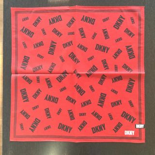 ダナキャランニューヨーク(DKNY)のDKNY  プリントハンカチ　大判　50cm x  50cm (ハンカチ)