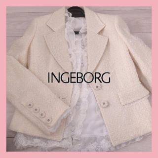 INGEBORG テーラージャケット　ホワイト