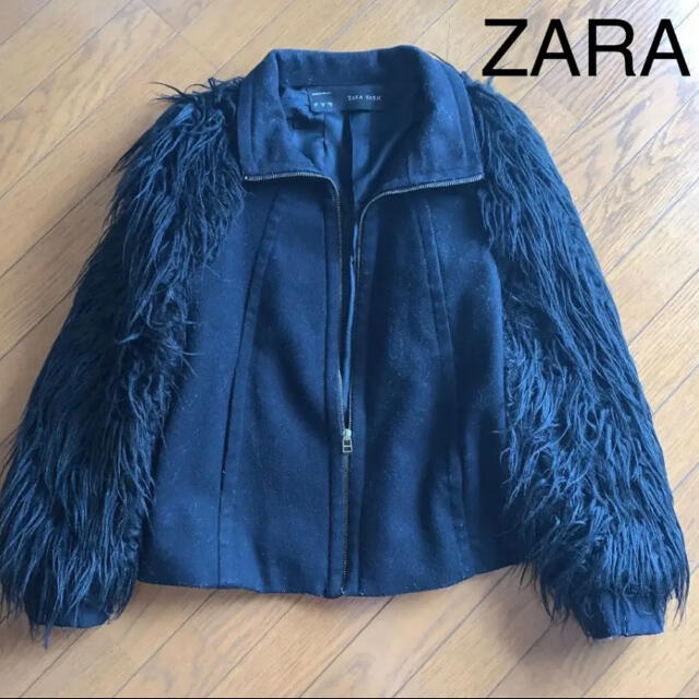 ZARA(ザラ)のZARA BASIC ファージャケット レディースのジャケット/アウター(毛皮/ファーコート)の商品写真