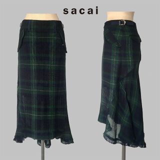 サカイ チェック ロングスカート/マキシスカートの通販 31点 | sacaiの