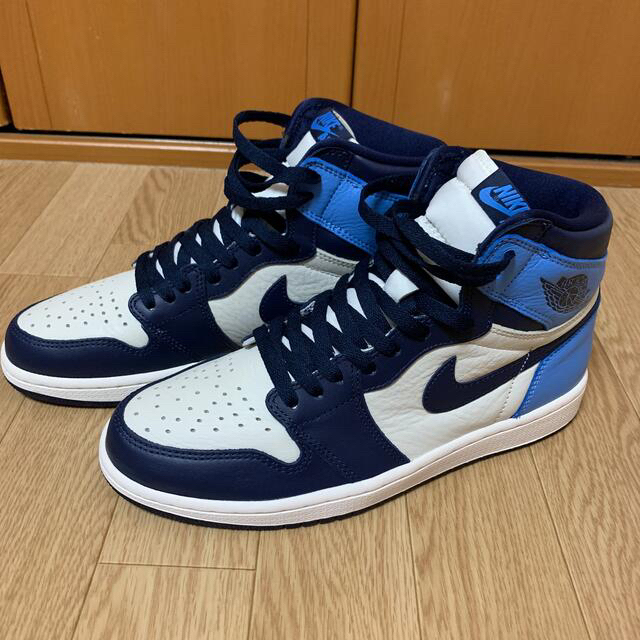 NIKE(ナイキ)のNIKE AIR JORDAN 1 RETRO HIGH OG OBSIDIAN メンズの靴/シューズ(スニーカー)の商品写真