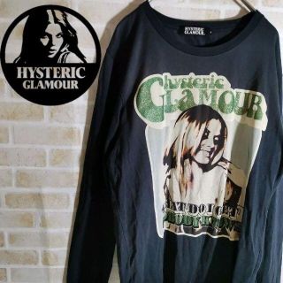 ヒステリックグラマー(HYSTERIC GLAMOUR)のヒステリックグラマー 長袖 ビッグロゴ プリント 日本製 ユニセックス(Tシャツ/カットソー(七分/長袖))