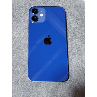 アイフォーン(iPhone)の半年使用品 iPhone12 mini 64GB BLUE(スマートフォン本体)