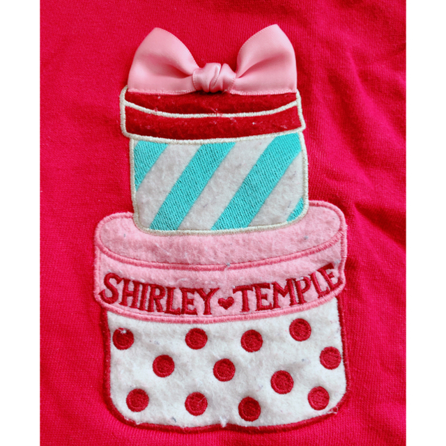 Shirley Temple(シャーリーテンプル)のシャーリーテンプル くまワンピース100cm キッズ/ベビー/マタニティのキッズ服女の子用(90cm~)(ワンピース)の商品写真