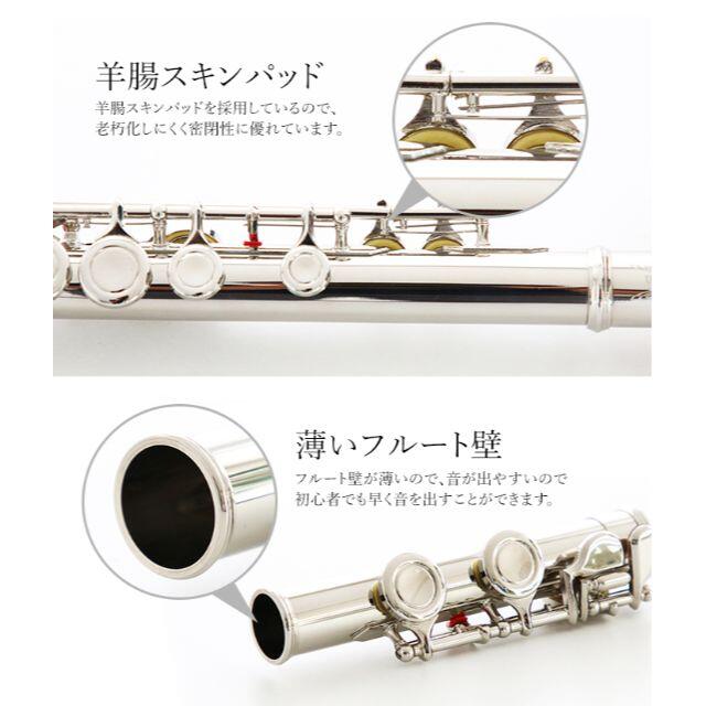 新品 未使用 送料無料 フルート 白銅製 初心者向け 学生 練習用 新品 未使用 送料無料 フルート 白銅製 初心者向け 学生 練習用