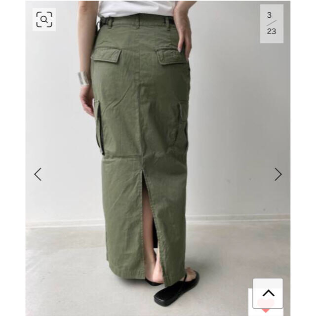 L'Appartement DEUXIEME CLASSE(アパルトモンドゥーズィエムクラス)の美品 【CIOTA / シオタ】Cargo Maxi Skirt 36 レディースのスカート(ロングスカート)の商品写真