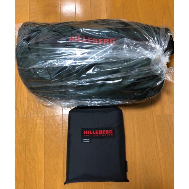 HILLEBERG(ヒルバーグ)の新品未開封　ヒルバーグ　ケロン4gt   グリーン　フットプリント　正規品 スポーツ/アウトドアのアウトドア(テント/タープ)の商品写真