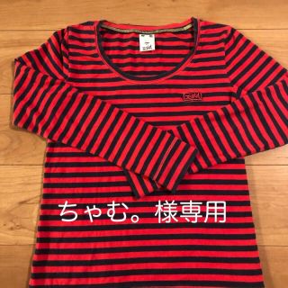 エックスガール(X-girl)のX-girl ボーダーTシャツ(Tシャツ(長袖/七分))