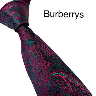 バーバリー(BURBERRY)の美品　Burberrys バーバリー　ネクタイ　ペイズリー(ネクタイ)