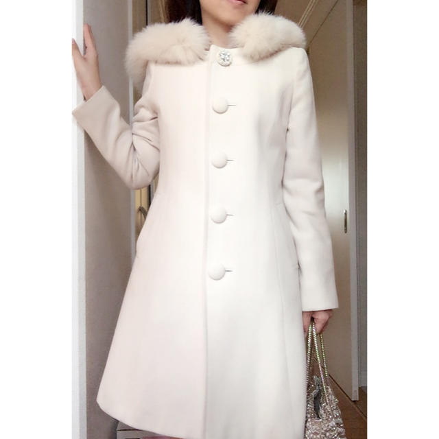 LAISSE PASSE - ♡レッセパッセ コート♡フォックスファーつき♡の通販