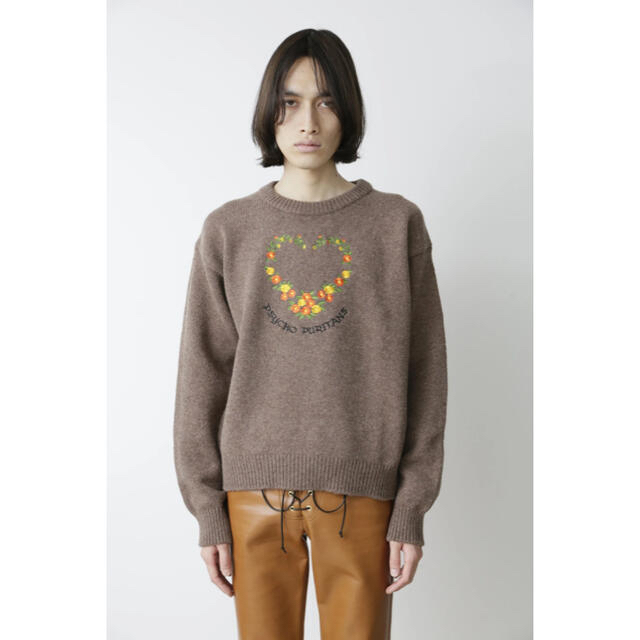 orimi PURITANS LOGO SWEATER ニット メンズのトップス(ニット/セーター)の商品写真