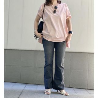 アパルトモンドゥーズィエムクラス(L'Appartement DEUXIEME CLASSE)のL'Appartement 新品タグ付き【レミレリーフ】 BIG T-sh(Tシャツ(半袖/袖なし))