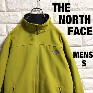 ザノースフェイス(THE NORTH FACE)のノースフェイス　ソフトシェル　フリースジャケット　刺繍ロゴ　メンズSサイズ(ブルゾン)