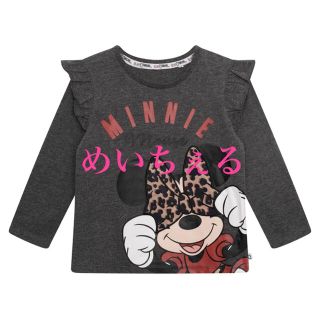 ディズニー(Disney)の【新品】Disney Minnie Mouse ガールズ Tシャツ(Tシャツ/カットソー)