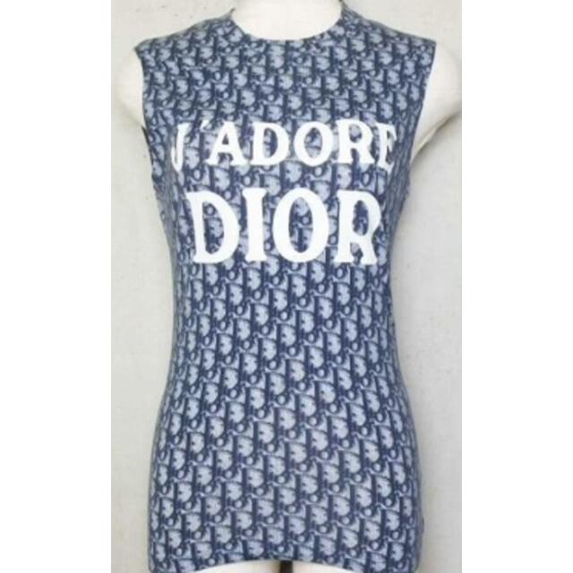 美品レア☆*°正規品dior.トロッター柄ノースリーブ。