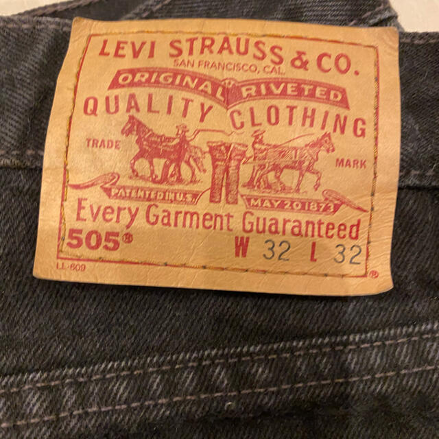 Levi's(リーバイス)のLevis 505 ブラックデニム メンズのパンツ(デニム/ジーンズ)の商品写真