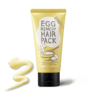 スリーシーイー(3ce)のEGG REMEDY HAIR PACK  トゥークールフォースクール(トリートメント)