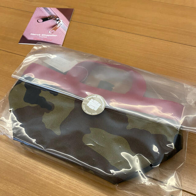 エルベシャプリエ 701WD カモフラ×パプリカ×ドラジェ - トートバッグ