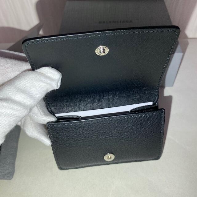 Balenciaga(バレンシアガ)のバレンシアガ BALENCIAGA 三つ折り 財布　ブラック　新品未使用 レディースのファッション小物(財布)の商品写真