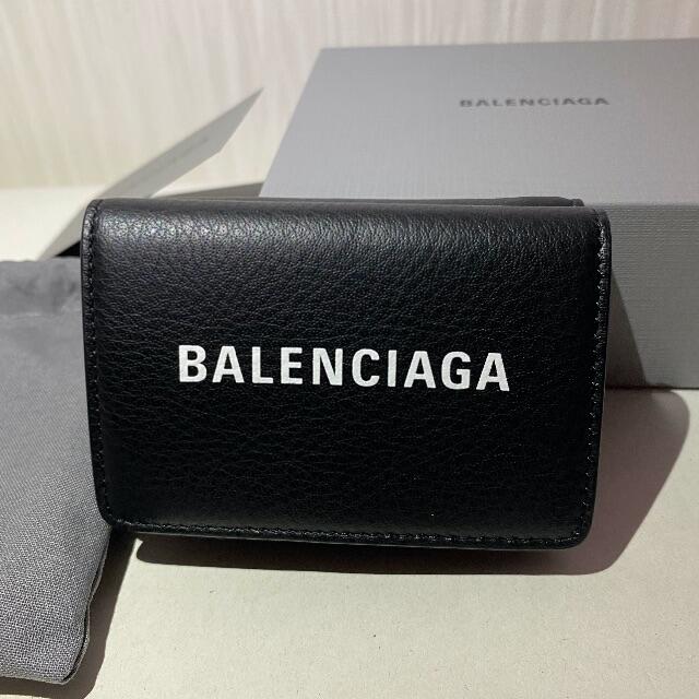 バレンシアガ BALENCIAGA 三つ折り 財布　ブラック　新品未使用