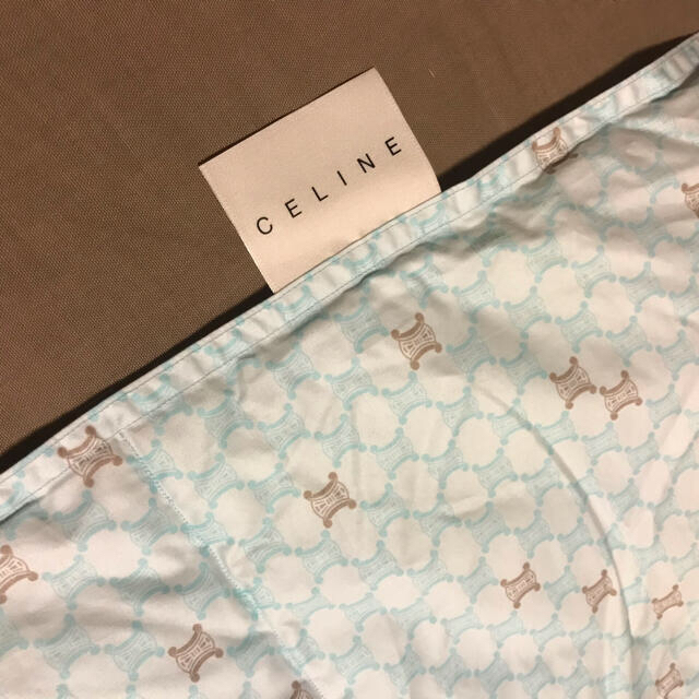 寝具CELINE セリーヌ　羽毛掛けふとん　マカダム柄