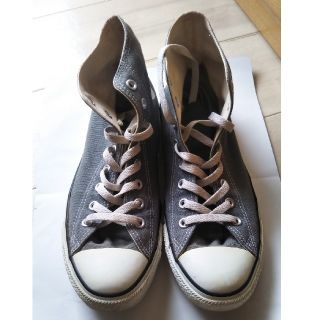 コンバース(CONVERSE)のコンバーススニーカー　ハイカット　グレー(スニーカー)