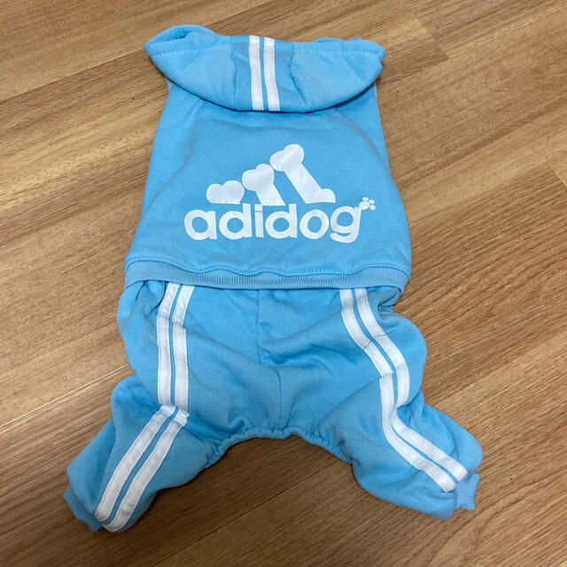 2XL⭐︎ペット服⭐︎薄手の裏起毛素材⭐︎adidas風⭐︎犬 その他のペット用品(犬)の商品写真