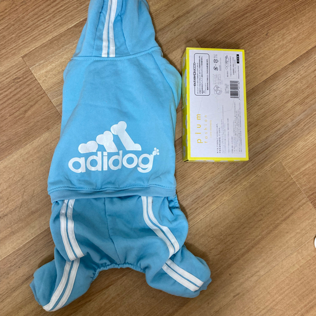 2XL⭐︎ペット服⭐︎薄手の裏起毛素材⭐︎adidas風⭐︎犬 その他のペット用品(犬)の商品写真