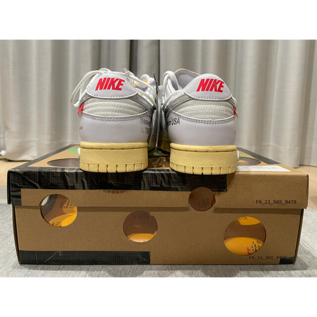 OFF-WHITE ✖︎ NIKE DUNK LOW 01/50 27cm