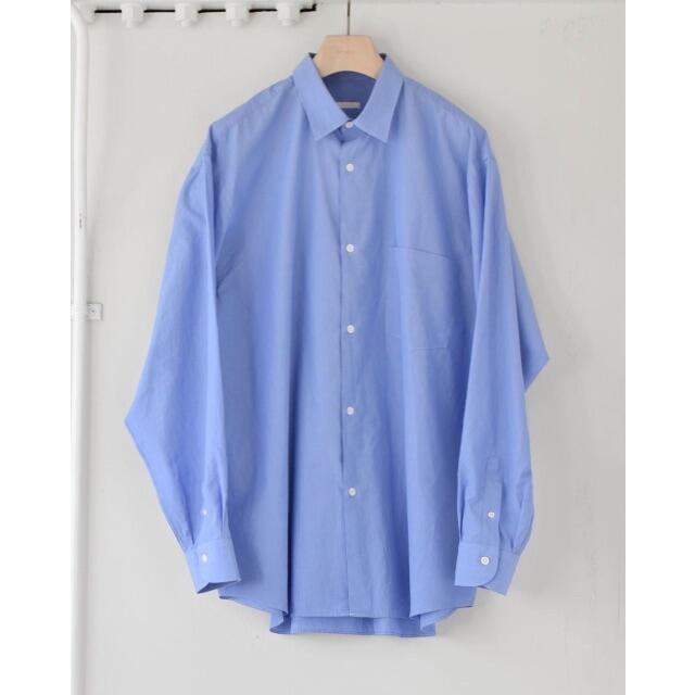 21AW 新型COMOLI SHIRT SAX