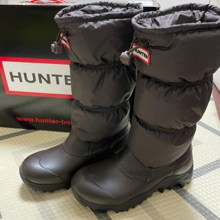 HUNTER - ハンター HUNTER トール スノーブーツ 茶色 UK4 EU37