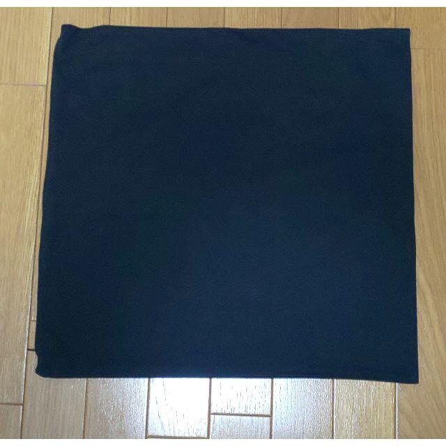 クッションカバー　45×45cm　デニム　10オンス　ブラック　黒色 インテリア/住まい/日用品のインテリア小物(クッションカバー)の商品写真