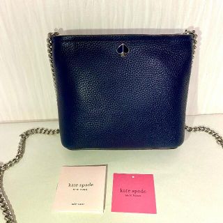 新品未使用品 kate spade ケイトスペード ショルダーバッグ ネイビー