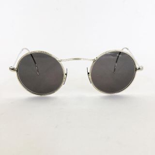 レイバン(Ray-Ban)の1930年代 USA フル彫金 ヴィンテージラウンドサングラス (サングラス/メガネ)