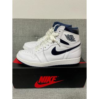 ナイキ(NIKE)のNIKE AIR JORDAN 1 “METALLIC NAVY” 27.0cm(スニーカー)