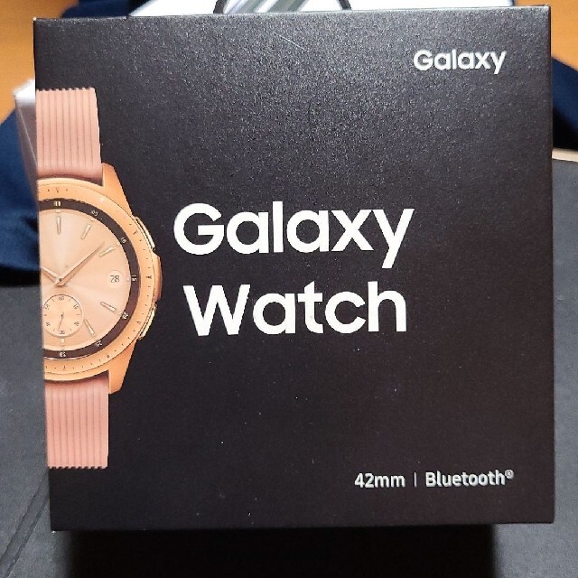 SAMSUNG(サムスン)のGalaxY Watch 42mm　Rose Gold スマホ/家電/カメラのスマホアクセサリー(その他)の商品写真