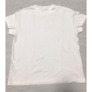 ジーユー(GU)のGU スムースT  白Tシャツ(Tシャツ(半袖/袖なし))