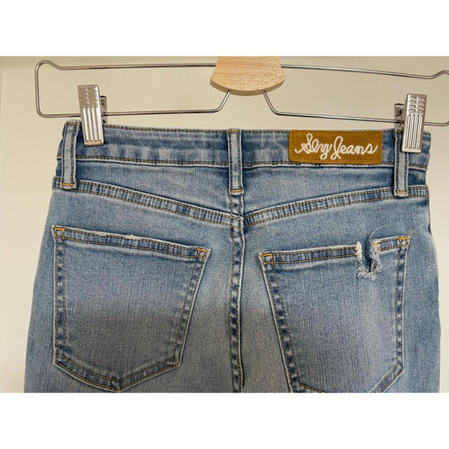 SLY jeans レディースダメージデニム ジーンズ