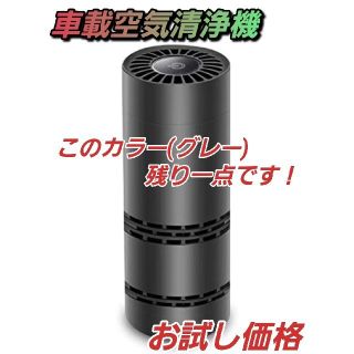 車載空気清浄機 1000万マイナスイオン発生器 ウイルス対策  殺菌脱臭(空気清浄器)