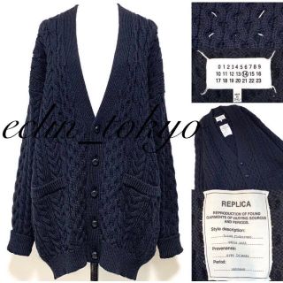 メゾンマルジェラ(Maison Margiela（旧Maison Martin Margiela）)のマルタンマルジェラ  REPLICA《ビッグシルエット》 ニット E2818(カーディガン)
