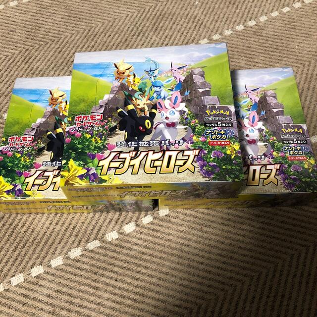 注文割引 イーブイヒーローズ ポケモンカード - ポケモン box 3個 新品 ...